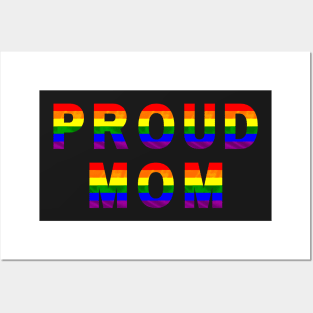 Proud mom lgbtq+ Posters and Art